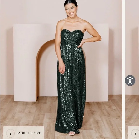 chinese dress ladies THEO SEQUIN MAXI DRESS